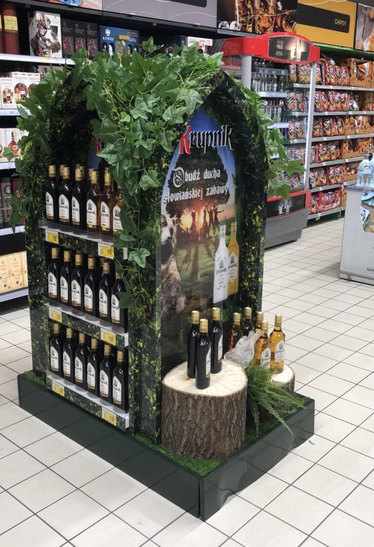 Ekspozycja niestandardowa dla marki Krupnik