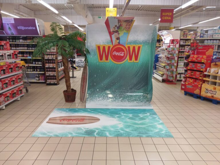 Letnia ekspozycja marki Coca-Cola